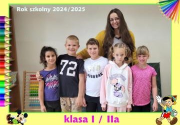 Dzień dobry! To my! Klasa 1 i 2 A!